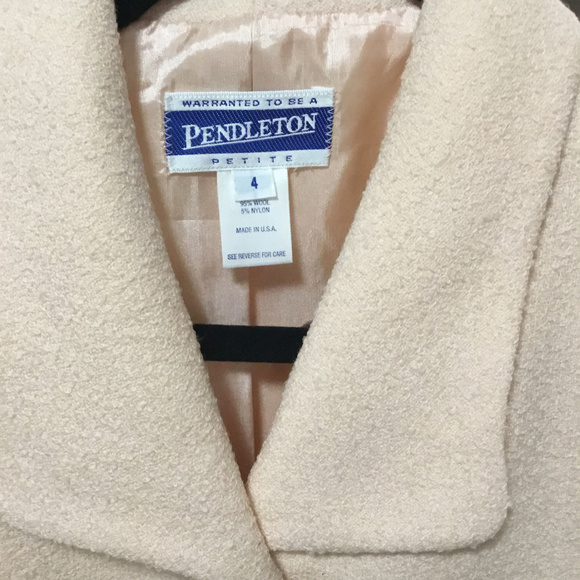 SOLD Vintage Blush Pink Wool Pendleton Skirt Suit - Picture 7 of 8